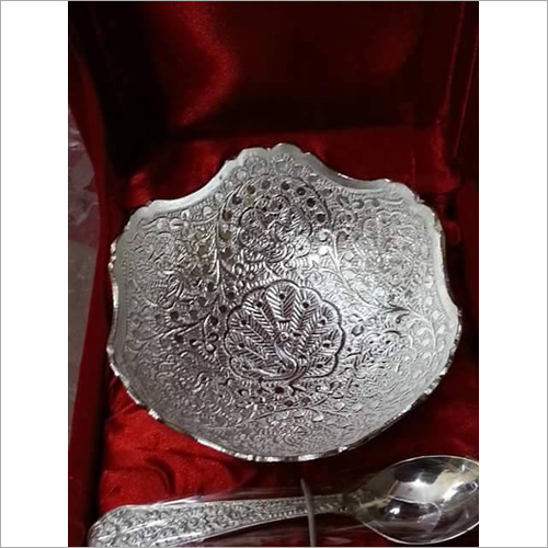 Handicrafted Silver Plated Bowl Gift