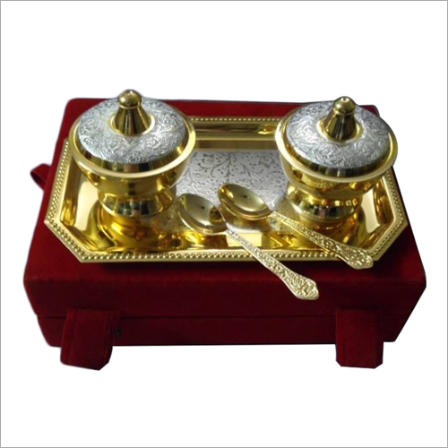 Gold Plated Bowl Gift Set