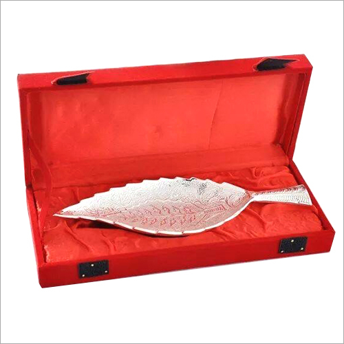 Silver Plated Leaf Bowl Gift By WELLSON TRADING COMPANY