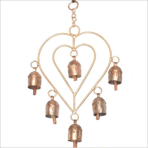 Wall Hanging Brass Wind Charm By WELLSON TRADING COMPANY