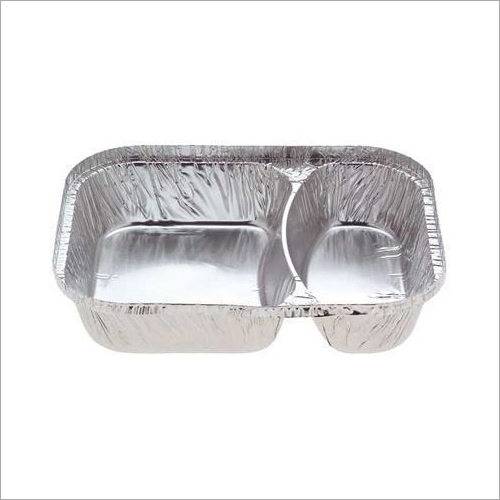 2 Cavity Aluminum Meal Container