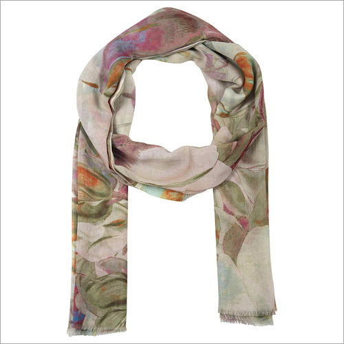 Visstosso Cotton Printed Scarf