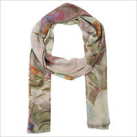 Multicolor Visstosso Cotton Printed Scarf