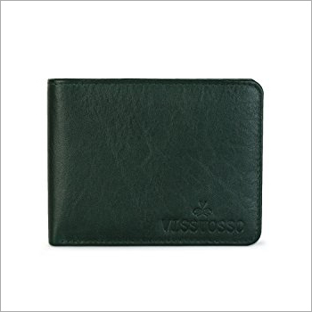 Black Visstosso Genuine Leather Wallet