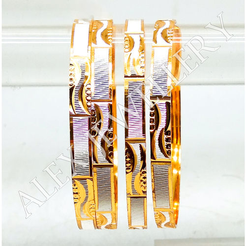 Stylish Design Jewellery Gold Plated Shagun Bangle