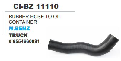 Rubber Hose Container M Benz Truck