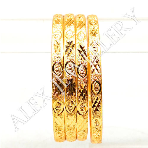 Immitation Jewellery Gold Plated Shagun Bangle