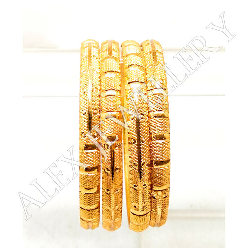 Immitation Jewellery Gold Plated Shagun Bangle