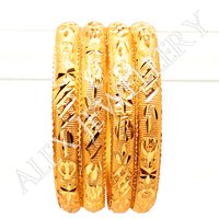 Gold Plated Shagun Bangle