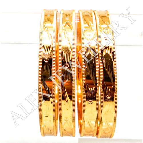 Imitation Jewellery Gold Plated Shagun Bangle