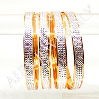 Artificial Jewellery Gold Plated Shagun Bangle