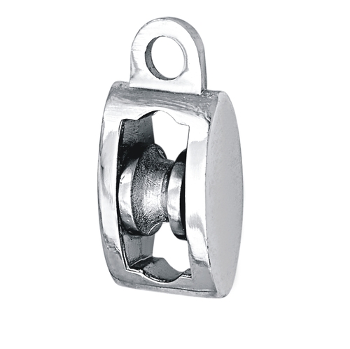 Bright Crome Plated Flag Pulley