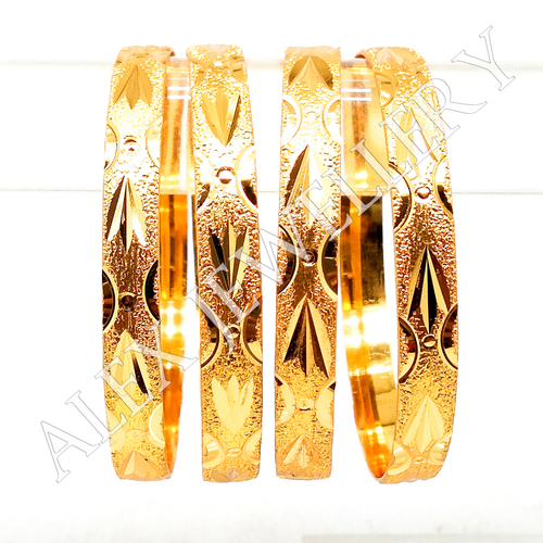 Latest new Design Gold Plated Shagun Bangle