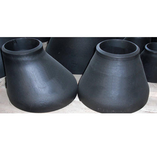 Concentric Reducer - Carbon Steel, Black Finish | Durable Design for Optimal Flow Control in Piping Systems