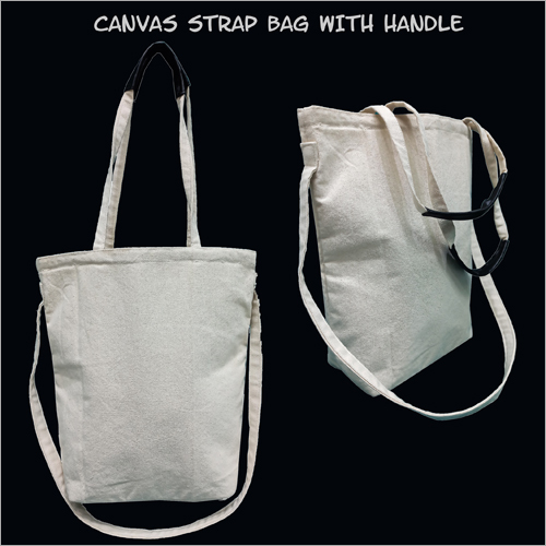 Canvas Strap Bag with Handle