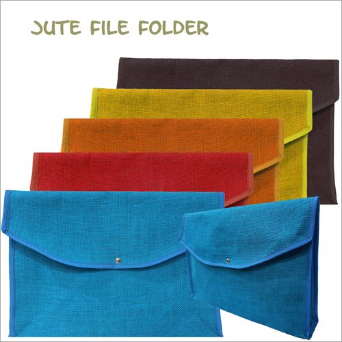 Jute Office File Folder By CHANDA CHAKORI COLLECTIONS PRIVATE LIMITED