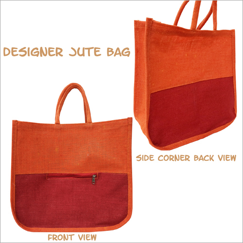 Designer Jute Lunch Bag