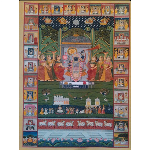 Shard purnima pichwai Painting