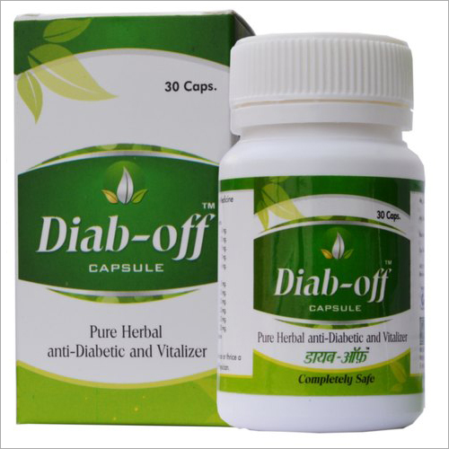 Diabetes Care Herbal Capsules Dry Place