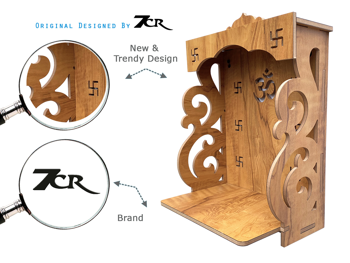 Handcrafted Wooden Temple