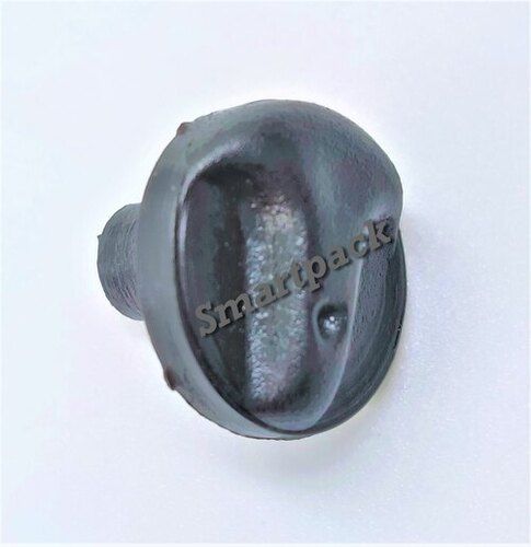 Plastic Control Knob - Color: Black And Gray