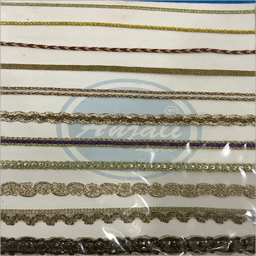 Designer Piping Lace Length: 9  Meter (M)