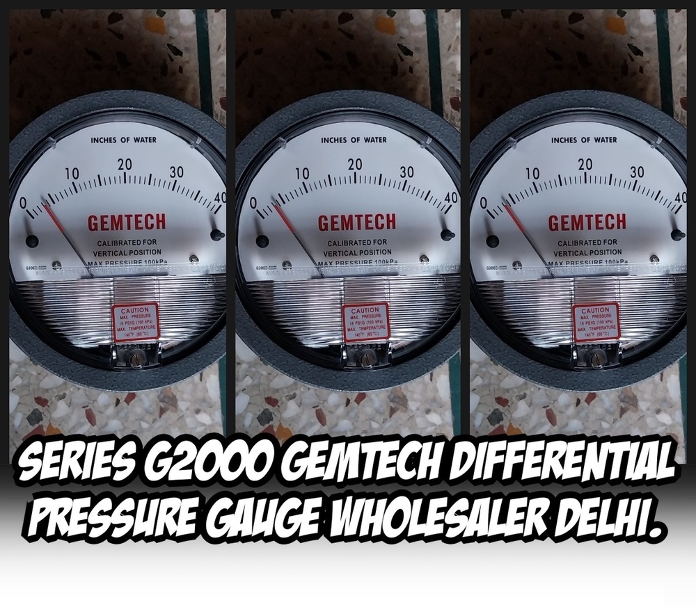 Aerosense Digital Differential Pressure Gauge - ABS Material, 4 Bits LCD with 18 mm Character Height | Accurate +1% FS, Battery or 24V Power, Built-In Buzzer and Backlight