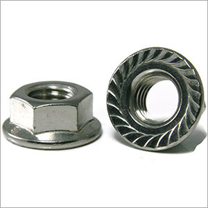 Stainless Steel Flange Nuts Serrated