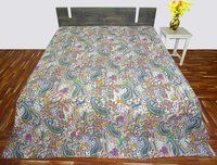 Paisly Design Kantha Bedcover