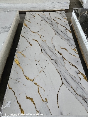 Uv Coating Pvc Marble Wall Decorative Panel