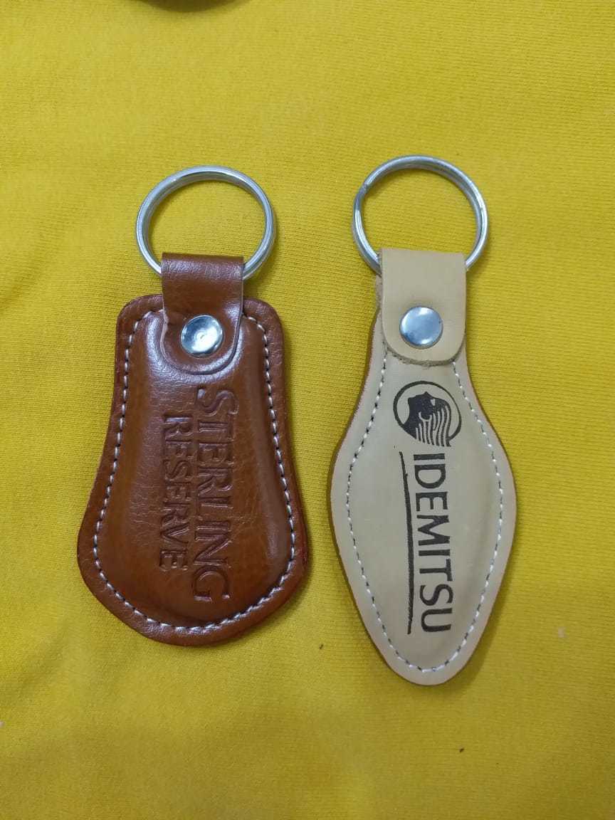 Leather Printed Keychain