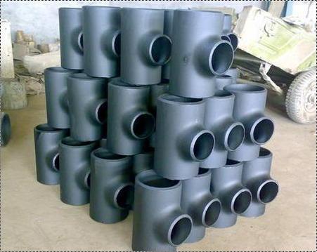 TEE - Carbon Steel, 3.5mm Thickness | Black Finish, Durable Tee Design