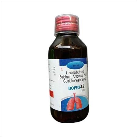 Levosalbutamol Sulphate Ambroxol Hydrochloride And Guaiphenesin Syrup