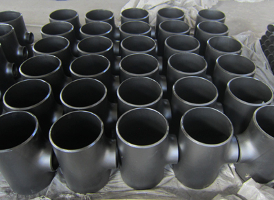 TEE - Carbon Steel, ANSI Standard | Black Finish, Durable Design