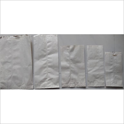 Disposable V Shaped Brown / White Paper Bags