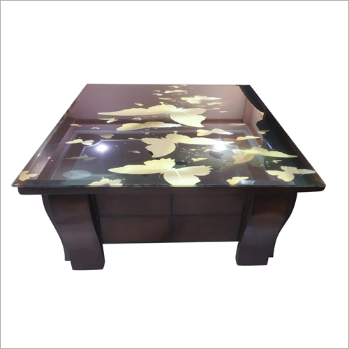 Glass Top Centre Table By VARDAAN FURNITURE
