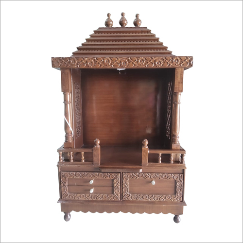 Wall Mounted Wooden Temple By VARDAAN FURNITURE