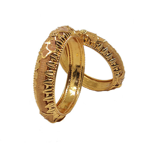 Gold Plated Shagun Pola Bangle