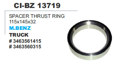 Spacer Thrust Ring M Benz Truck
