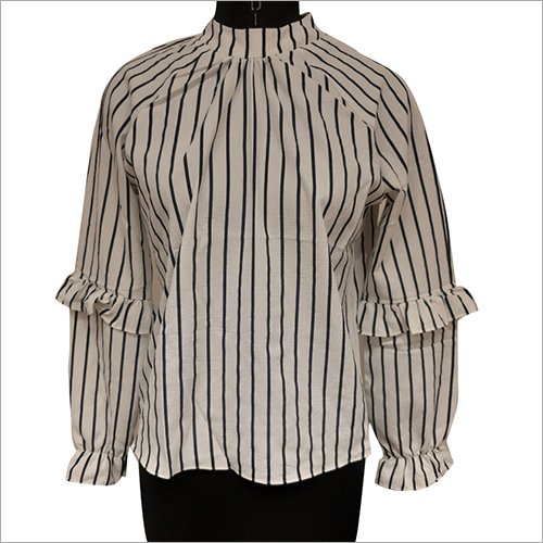 Ladies Striped Casual Top