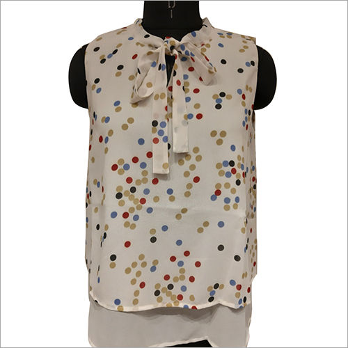 Printed Ladies Sleeveless Top