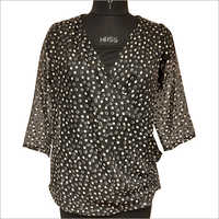 Ladies Printed Partywear Top