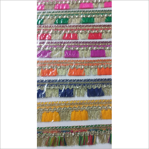 Embroidery Zari Lace Length: 18  Meter (M)