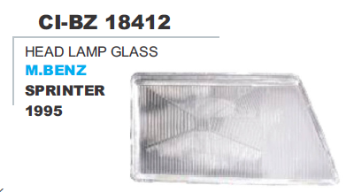Head Lamp Glass M Benz SPrinter