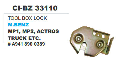 Tool Box Lock M Benz M1, M2 ,Actros Truck Vehicle Type: 4 Wheeler