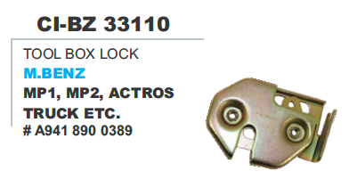Tool Box Lock M Benz M1, M2 ,Actros Truck