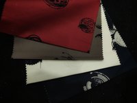 Flock Printed Cotton Shirting Fabric
