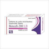 Cefixime Lactic Acid Bacillus Dispersible Tablets - 200 Mg Cefixime, 60 Million Spores | Boosts Immunity, Relieves Digestive Disorders, For Adults