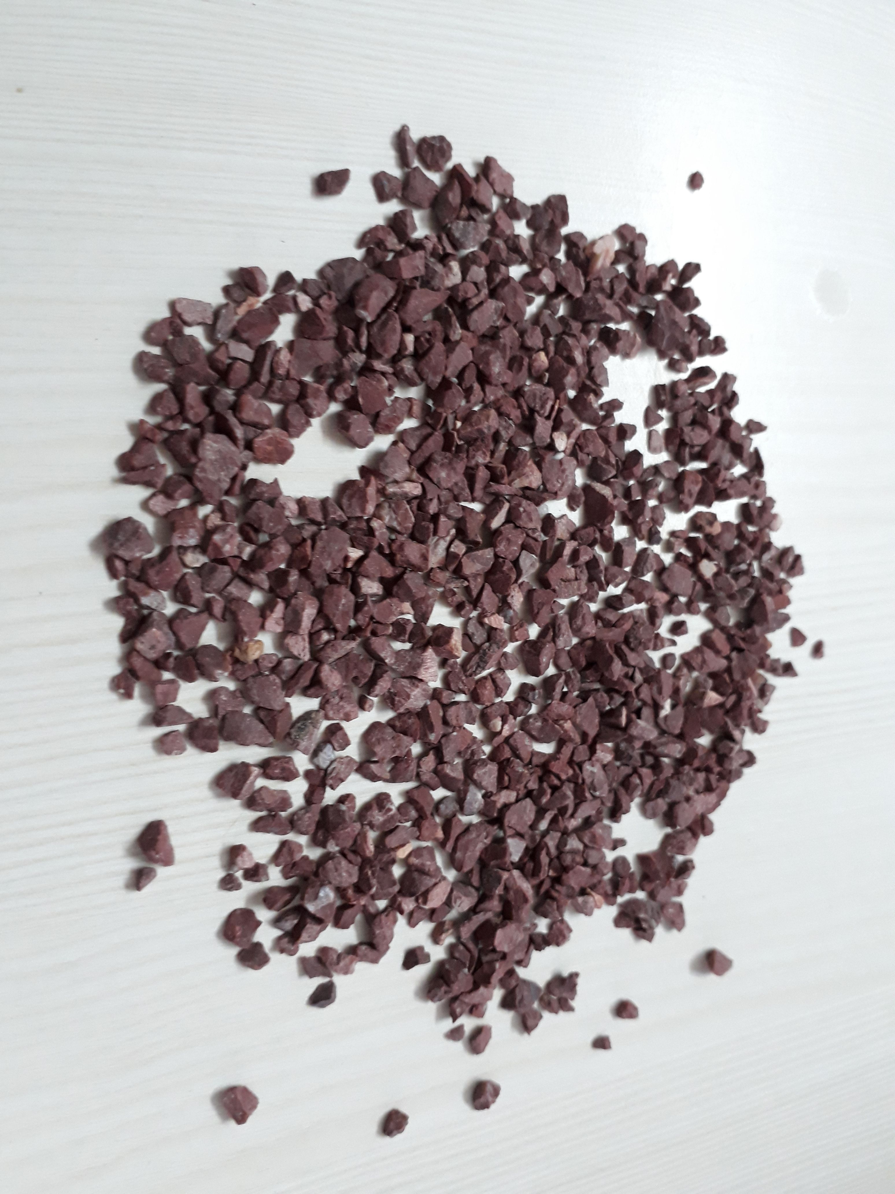 wholesale dark pink natural stone crushed and water wash marble aggregate and chips for sale