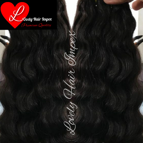 Indian Wavy Hair Extensions - Remy Human Hair, Indian Wavy Texture | Luxurious Volume, Natural Look, Easy to Maintain